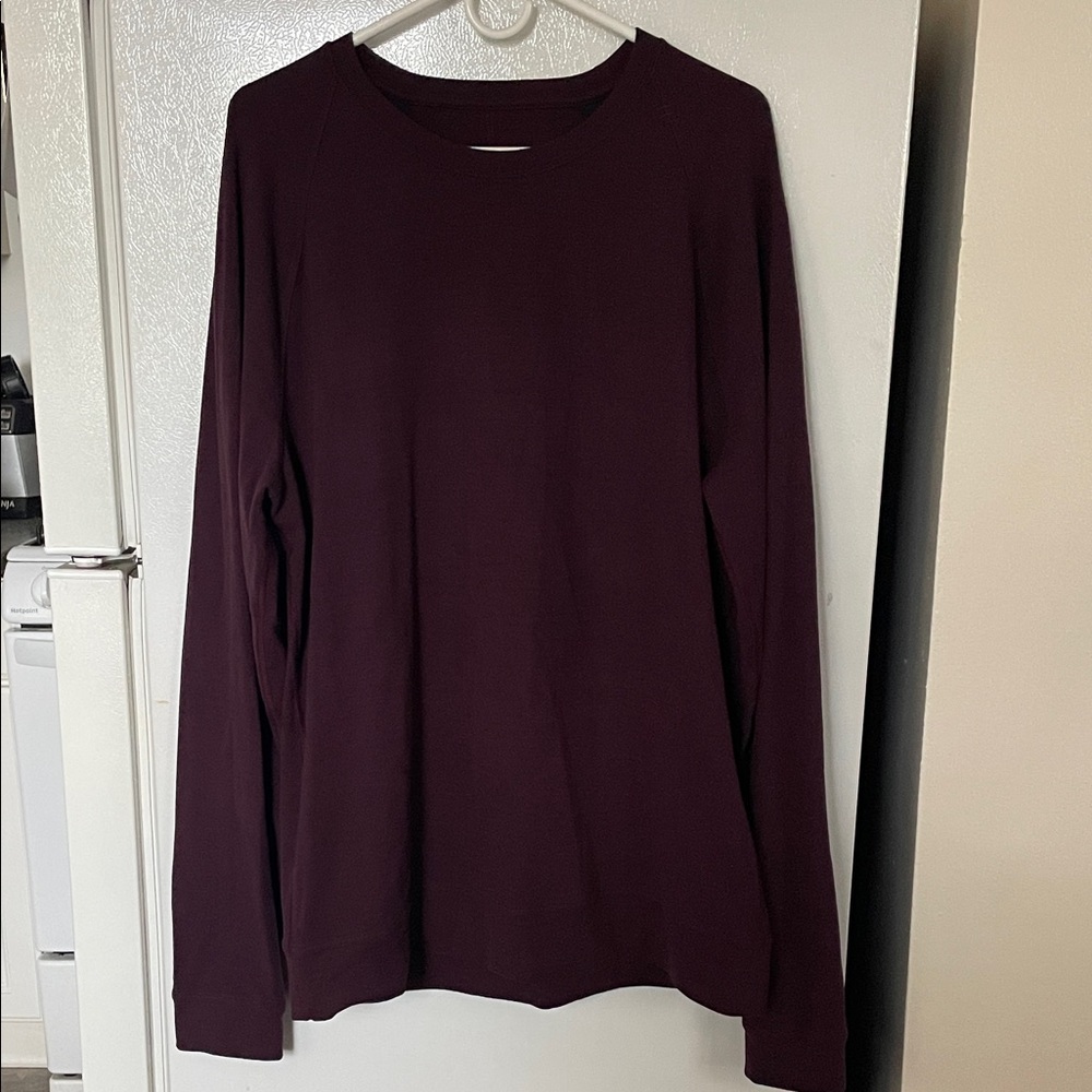 Lululemon Deep Purple Plus Long Sleeve Heavy Weight Shirt